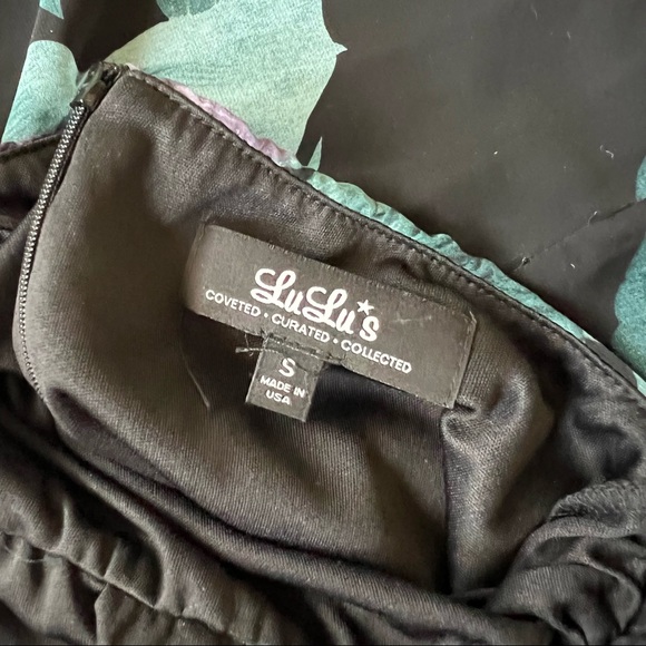 LuLu’s Tropical Open Back Maxi Dress - size SMALL - Picture 10 of 13